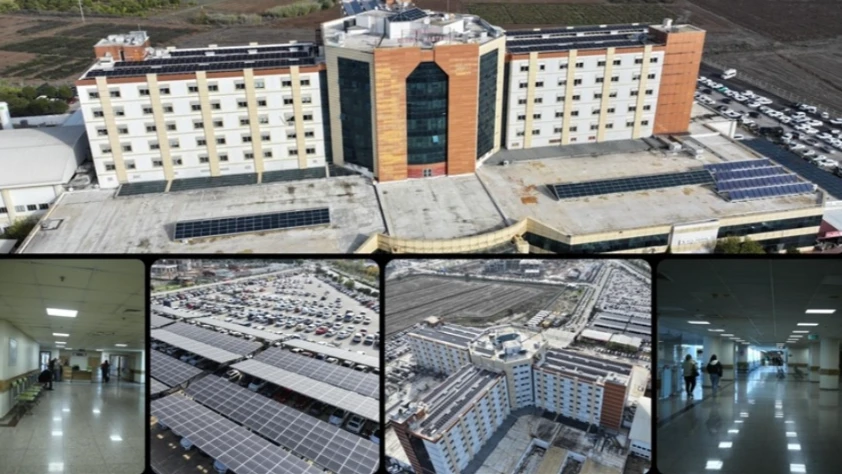 Yüreğir Devlet Hastanesi GES projesiyle enerji giderlerinde yüzde 25 tasarruf sağladı