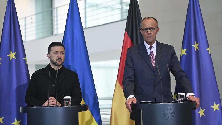 Zelenskiy ve Merz Berlin’de buluştu! Toplantıdan net mesaj: Kuzey Akım-2 açılmayacak