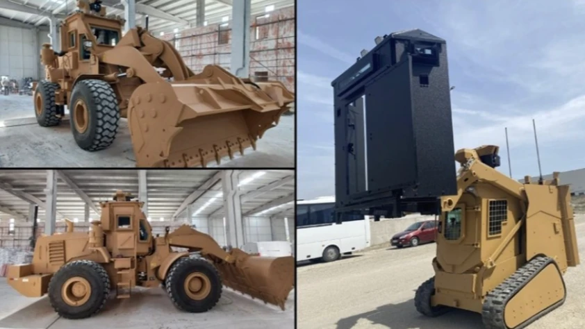Zırhlı iş makinesi TOSUN bu kez ihracat yolunu açtı