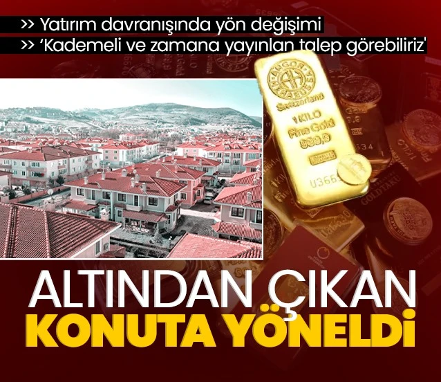 Altından çıkan gayrimenkule yöneldi
