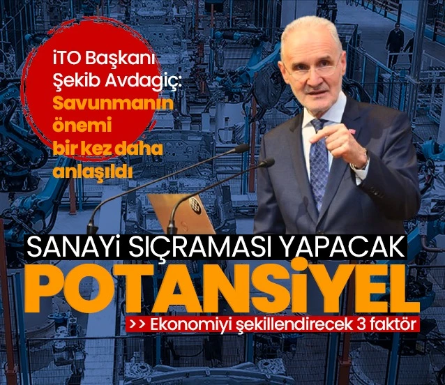 Savunmanın önemi bir kez daha anlaşıldı! İTO Başkanı Şekib Avdagiç: 'Sanayi sıçraması' yapacak potansiyele sahibiz