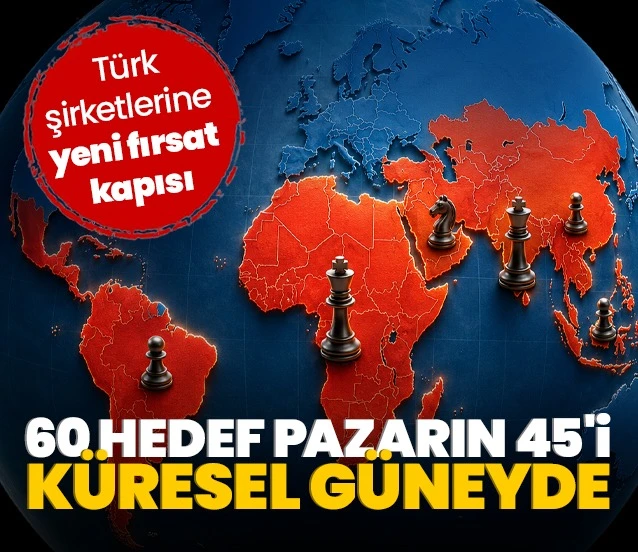 Türk şirketleri için yeni fırsat kapısı: 60 hedef pazarın 45'i Küresel Güney'de