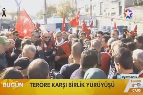 İTO, Beşiktaş'taki alçak terör saldırılarına karşı 'kol kola' yürüdü - StarTV İTO, Beşiktaş'taki alçak terör saldırılarına karşı 'kol kola' yürüdü - StarTV