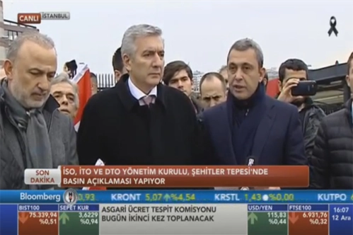 İTO, İSO ve DTO’dan terör saldırısına yönelik ortak açıklama - Bloomberg HT İTO, İSO ve DTO’dan terör saldırısına yönelik ortak açıklama - Bloomberg HT