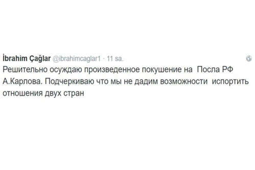 İTO Başkanı Çağlar'dan Rus halkına taziye İTO Başkanı Çağlar'dan Rus halkına taziye