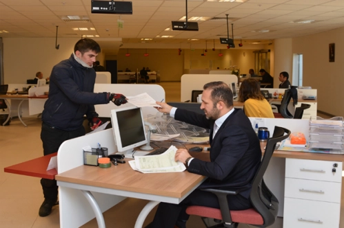 Dış ticaret işlemlerine modern ofis Dış ticaret işlemlerine modern ofis