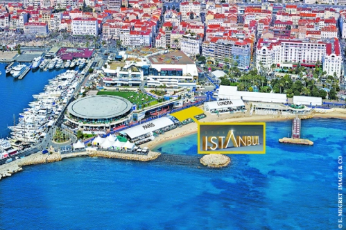 Cannes kumsalında İstanbul rüzgarı Cannes kumsalında İstanbul rüzgarı
