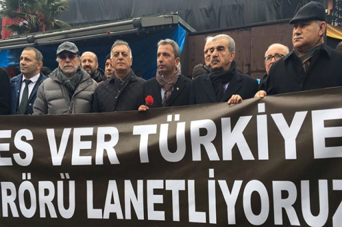 Sigortacılık sektörü terörü protesto etti Sigortacılık sektörü terörü protesto etti