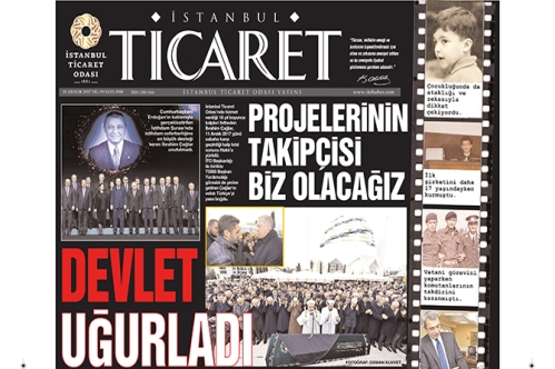 İstanbul Ticaret’ten İbrahim Çağlar'a özel sayı İstanbul Ticaret’ten İbrahim Çağlar'a özel sayı