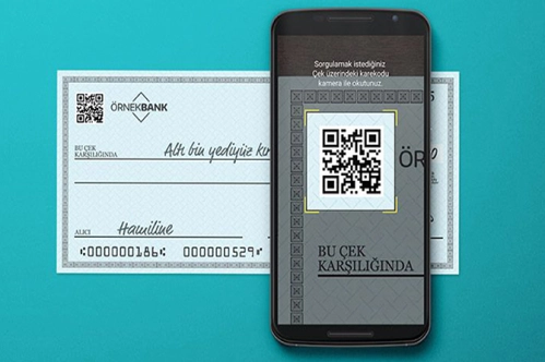 Karekodlu çek kullanımı 3.5 milyonu geçti Karekodlu çek kullanımı 3.5 milyonu geçti