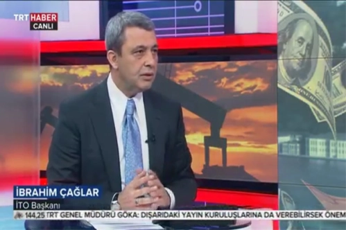 İstanbul Ticaret Odası (İTO) Başkanı İbrahim Çağlar / TRT Haber İstanbul Ticaret Odası (İTO) Başkanı İbrahim Çağlar / TRT Haber