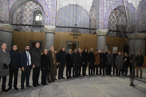 Yeni Camii’de tarihi restorasyon Yeni Camii’de tarihi restorasyon