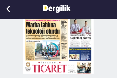 İstanbul Ticaret Turkcell Dergilik’te İstanbul Ticaret Turkcell Dergilik’te