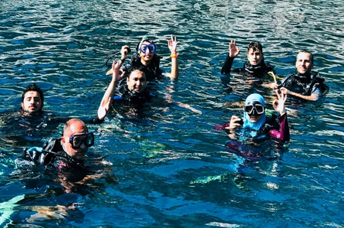 Dalış öğrendiler Dalış öğrendiler