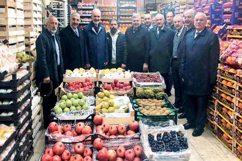 Avdagiç’ten hal tüccarına ziyaret Avdagiç’ten hal tüccarına ziyaret