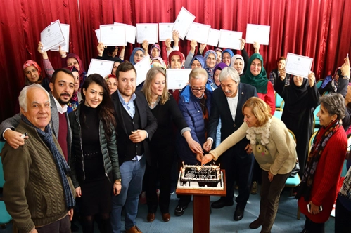 Lefke bezi ile seri üretim başlıyor Lefke bezi ile seri üretim başlıyor