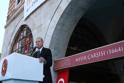 Mısır Çarşısı’nda İstanbul mesajı Mısır Çarşısı’nda İstanbul mesajı
