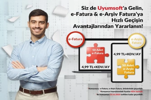 50 adet e-Fatura için aylık 4.99 TL+KDV ödeme fırsatı 50 adet e-Fatura için aylık 4.99 TL+KDV ödeme fırsatı