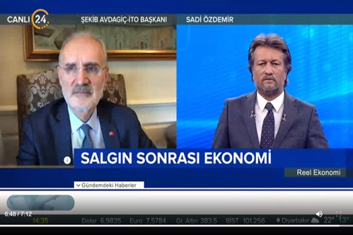 İTO Başkanı Şekib Avdagiç, 24 TV'de #Kovid19'un ekonomiye etkilerini değerlendirdi! İTO Başkanı Şekib Avdagiç, 24 TV'de #Kovid19'un ekonomiye etkilerini değerlendirdi!