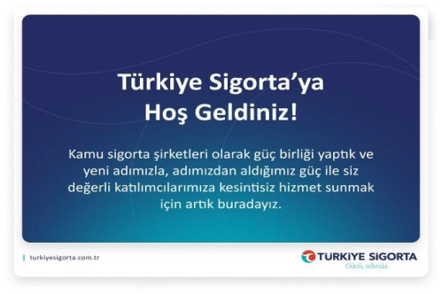 Sigortada güçlü birleşme tamam Sigortada güçlü birleşme tamam