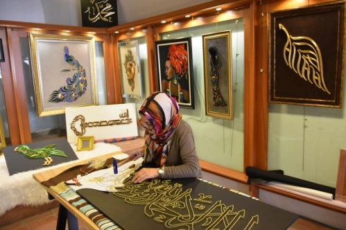 Çivinin sanat hali Hünkar Kasrı’nda Çivinin sanat hali Hünkar Kasrı’nda