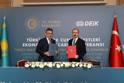 Türkiye ile Kazakistan arasında sınır ötesi merkezler alanında mutabakat zaptı imzalandı Türkiye ile Kazakistan arasında sınır ötesi merkezler alanında mutabakat zaptı imzalandı