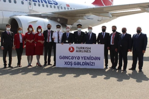 THY'nin Gence-İstanbul seferleri 14 ay sonra yeniden başladı THY'nin Gence-İstanbul seferleri 14 ay sonra yeniden başladı