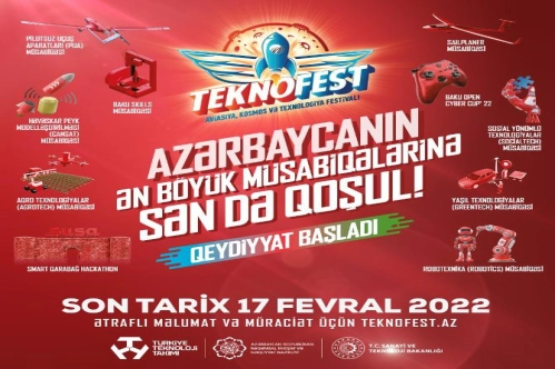 TEKNOFEST Azerbaycan, 26-29 Mayıs'ta gerçekleştirilecek TEKNOFEST Azerbaycan, 26-29 Mayıs'ta gerçekleştirilecek