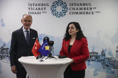Kosova Cumhurbaşkanı Sadriu, İTO'yu ziyaret etti Kosova Cumhurbaşkanı Sadriu, İTO'yu ziyaret etti