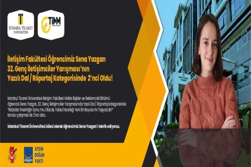 Genç iletişimciler yarışmasında ikinci oldu Genç iletişimciler yarışmasında ikinci oldu