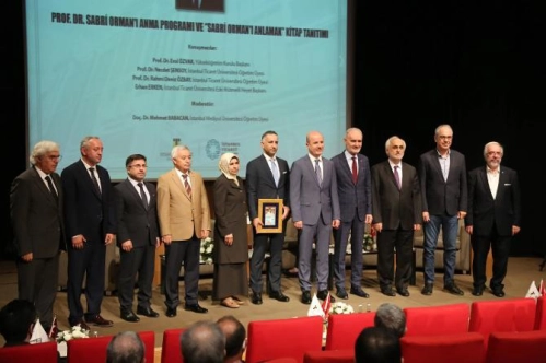 Prof. Dr. Sabri Orman’a vefa Prof. Dr. Sabri Orman’a vefa