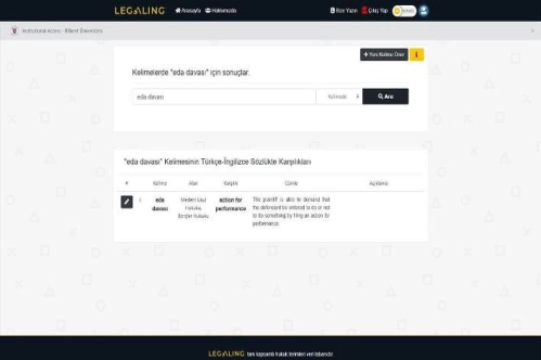 Hukuki çeviriler için en kapsamlı veri tabanı Hukuki çeviriler için en kapsamlı veri tabanı