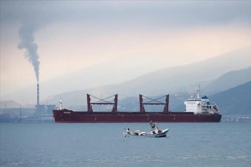 Ukrayna'dan mısır taşıyan 'Arizona' gemisi İskenderun Körfezi'ne ulaştı Ukrayna'dan mısır taşıyan 'Arizona' gemisi İskenderun Körfezi'ne ulaştı