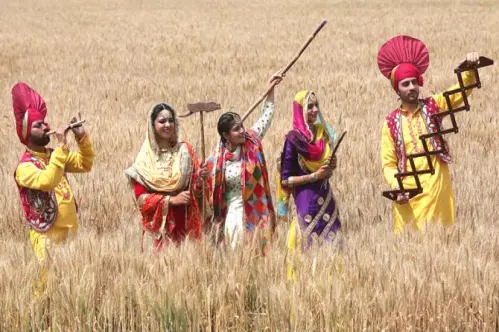 Hindistan'da Baisakhi festivali Hindistan'da Baisakhi festivali