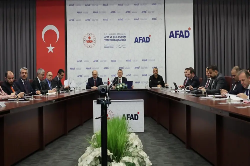 AFAD'da deprem koordinasyon toplantısı yapıldı AFAD'da deprem koordinasyon toplantısı yapıldı