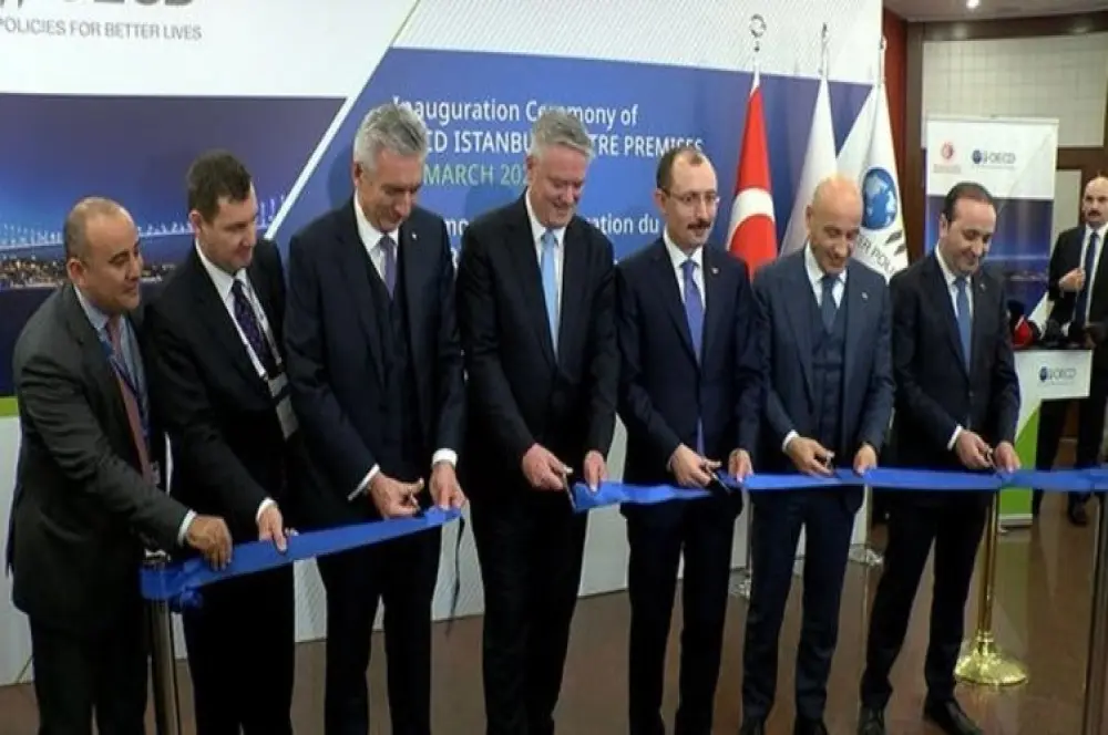 OECD İstanbul Merkezi'nin resmi açılışı gerçekleştirildi OECD İstanbul Merkezi'nin resmi açılışı gerçekleştirildi