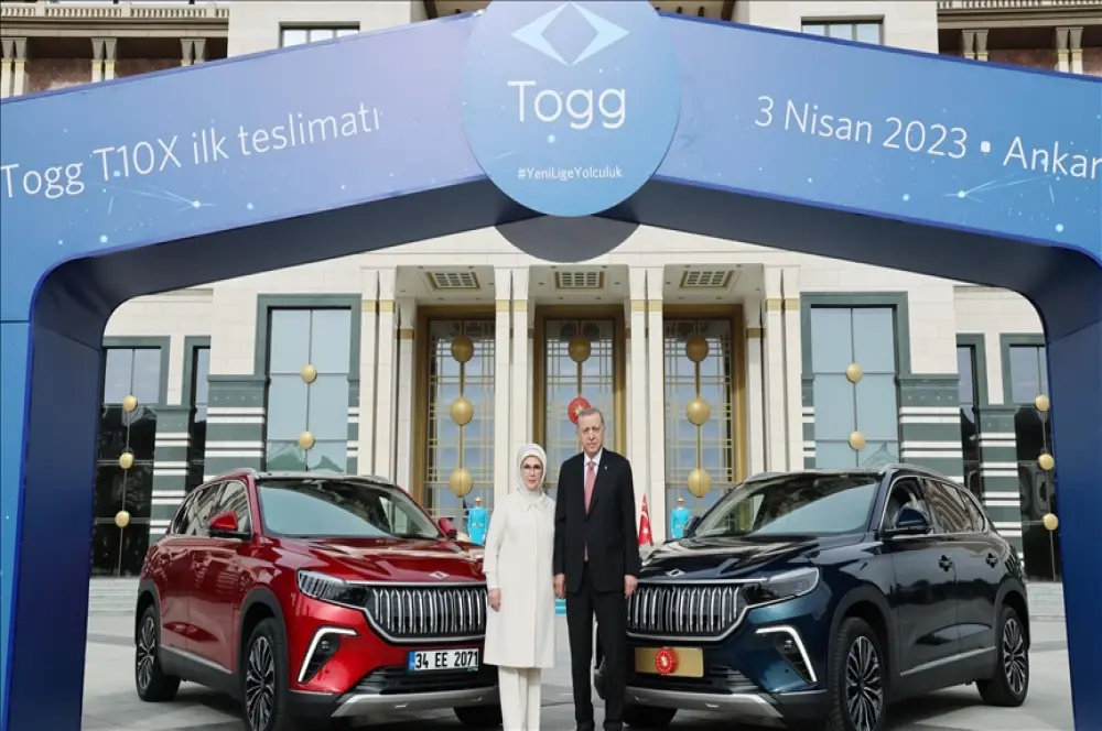 'İnşallah bugünden itibaren Togg'u yollarda görmeye başlıyoruz' 'İnşallah bugünden itibaren Togg'u yollarda görmeye başlıyoruz'