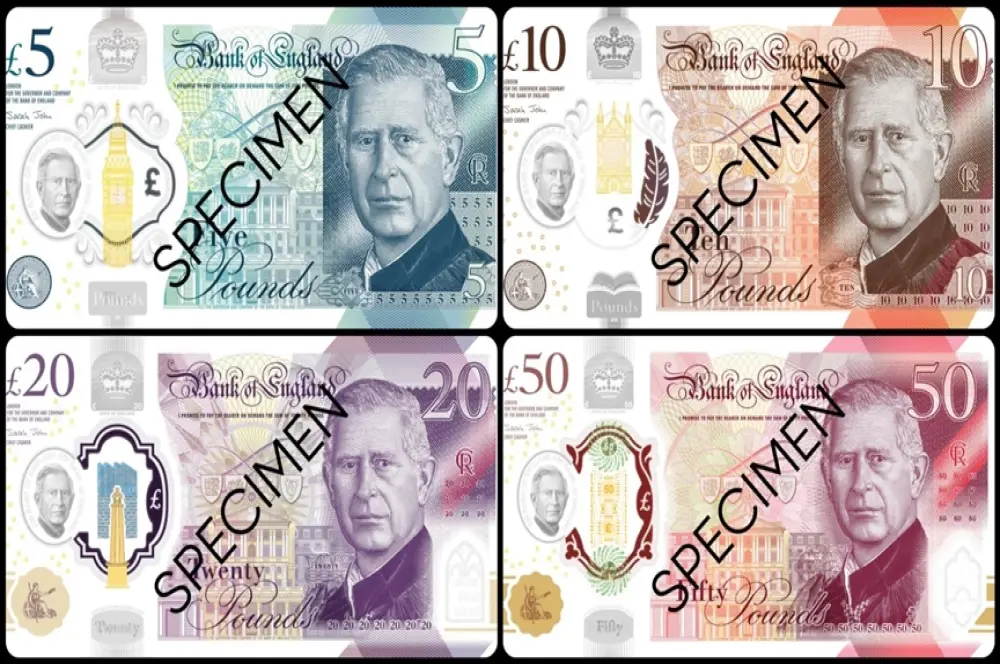 Kral Charles banknotları 2024'ün ortasında dolaşıma girecek Kral Charles banknotları 2024'ün ortasında dolaşıma girecek