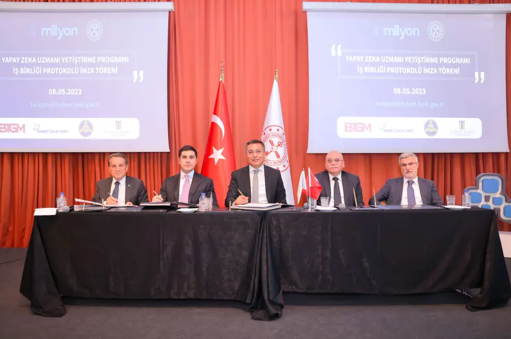 Yapay Zeka Uzmanı Yetiştirme Programı için imzalar atıldı Yapay Zeka Uzmanı Yetiştirme Programı için imzalar atıldı