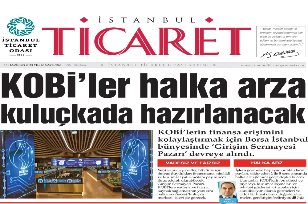 İstanbul Ticaret Gazetesi’nin yeni sayısı yayında! İstanbul Ticaret Gazetesi’nin yeni sayısı yayında!