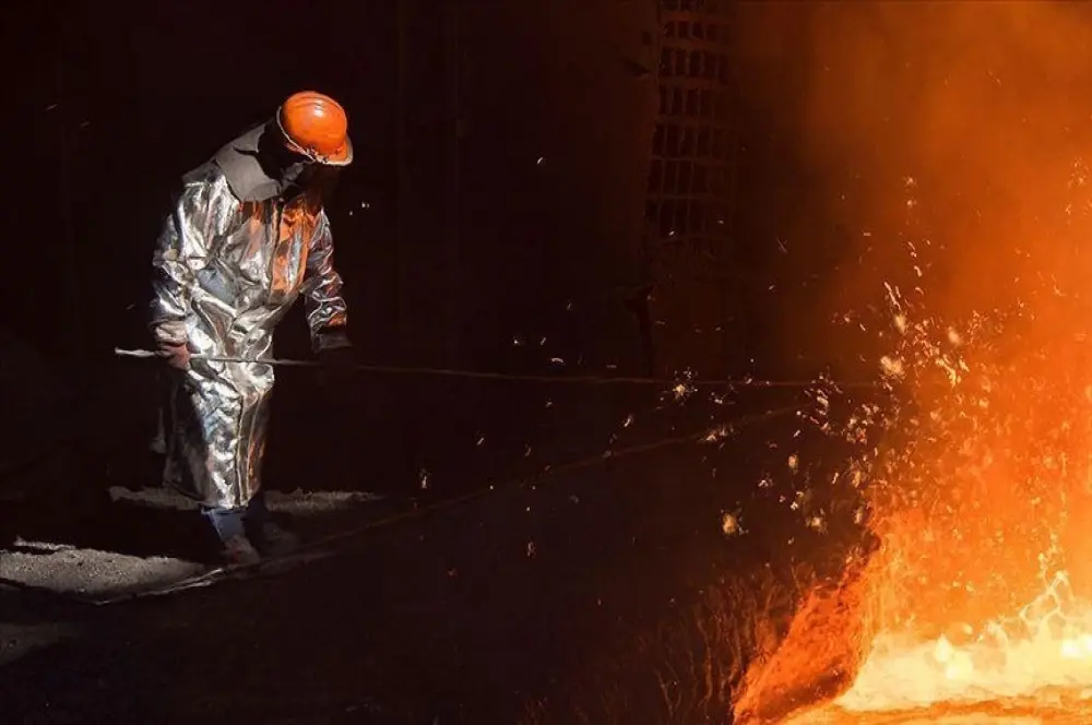 Türkiye'nin ham çelik üretimi mayısta yıllık bazda yüzde 10.3 azaldı Türkiye'nin ham çelik üretimi mayısta yıllık bazda yüzde 10.3 azaldı