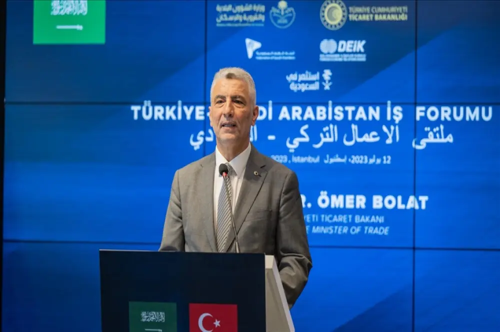 Ticaret Bakanı Bolat Türkiye-Suudi Arabistan İş Forumu'nda konuştu Ticaret Bakanı Bolat Türkiye-Suudi Arabistan İş Forumu'nda konuştu