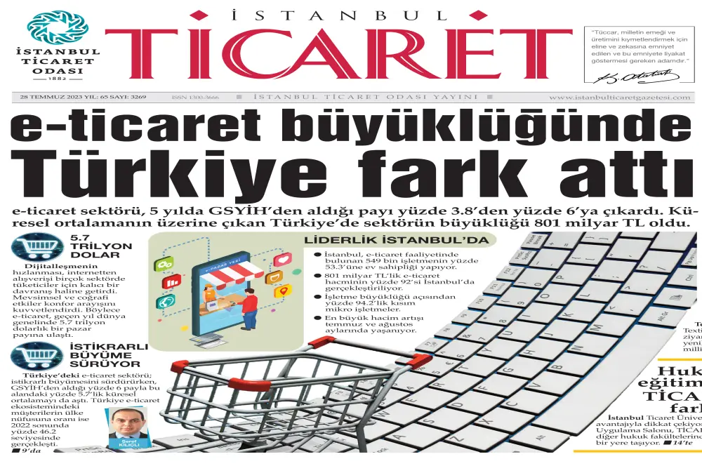 İstanbul Ticaret Gazetesi’nin yeni sayısı yayında! İstanbul Ticaret Gazetesi’nin yeni sayısı yayında!