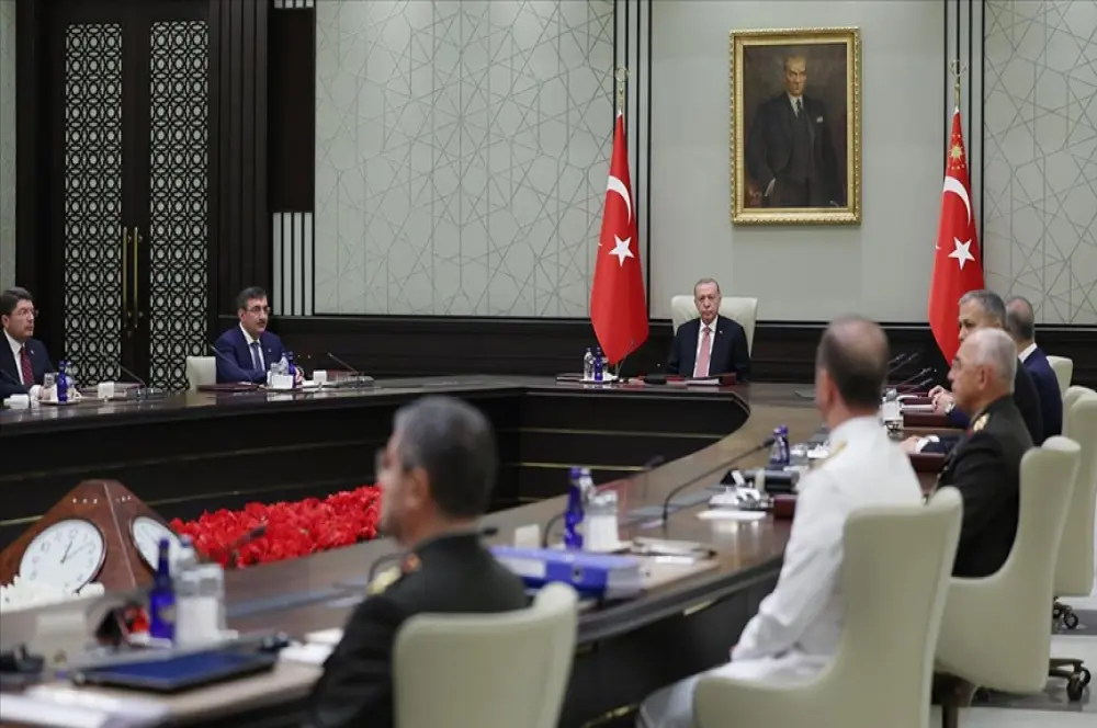 Cumhurbaşkanı Erdoğan başkanlığındaki Yüksek Askeri Şura toplantısı başladı Cumhurbaşkanı Erdoğan başkanlığındaki Yüksek Askeri Şura toplantısı başladı