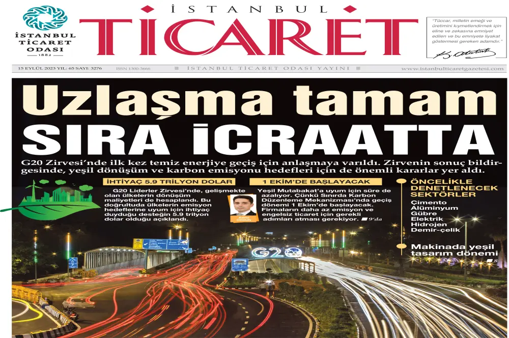 İstanbul Ticaret Gazetesi’nin yeni sayısı yayında! İstanbul Ticaret Gazetesi’nin yeni sayısı yayında!