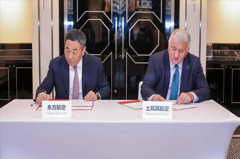 THY ile China Eastern Havayolları işbirliği anlaşması imzaladı THY ile China Eastern Havayolları işbirliği anlaşması imzaladı
