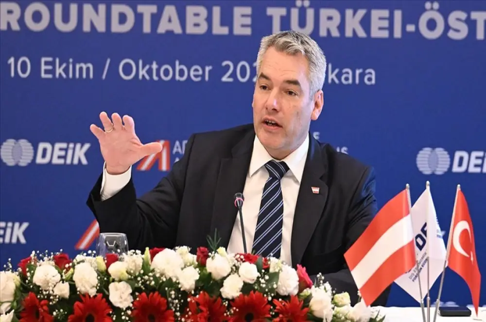 Avusturya Başbakanı Nehammer: Türkiye'ye ihracatı artırmak istiyoruz