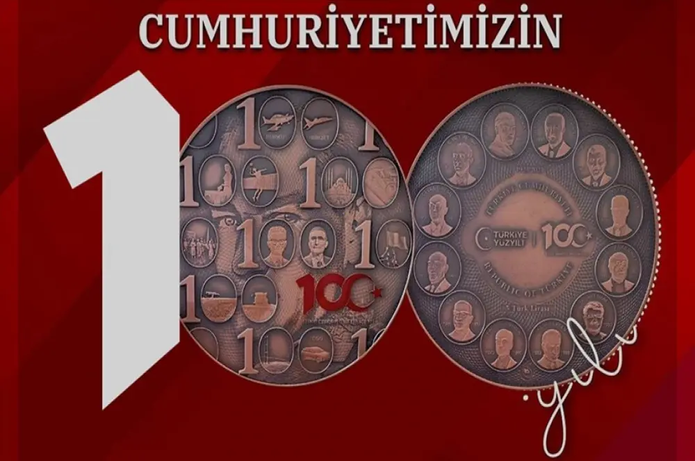 Darphane Cumhuriyet'in 100. Yılı'na özel hatıra para bastı Darphane Cumhuriyet'in 100. Yılı'na özel hatıra para bastı