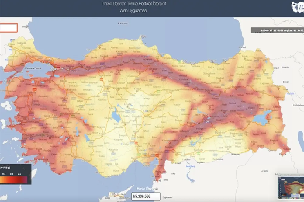 Türkiye Deprem Tehlike Haritası’nı güncelleyecek projede imzalar atıldı Türkiye Deprem Tehlike Haritası’nı güncelleyecek projede imzalar atıldı