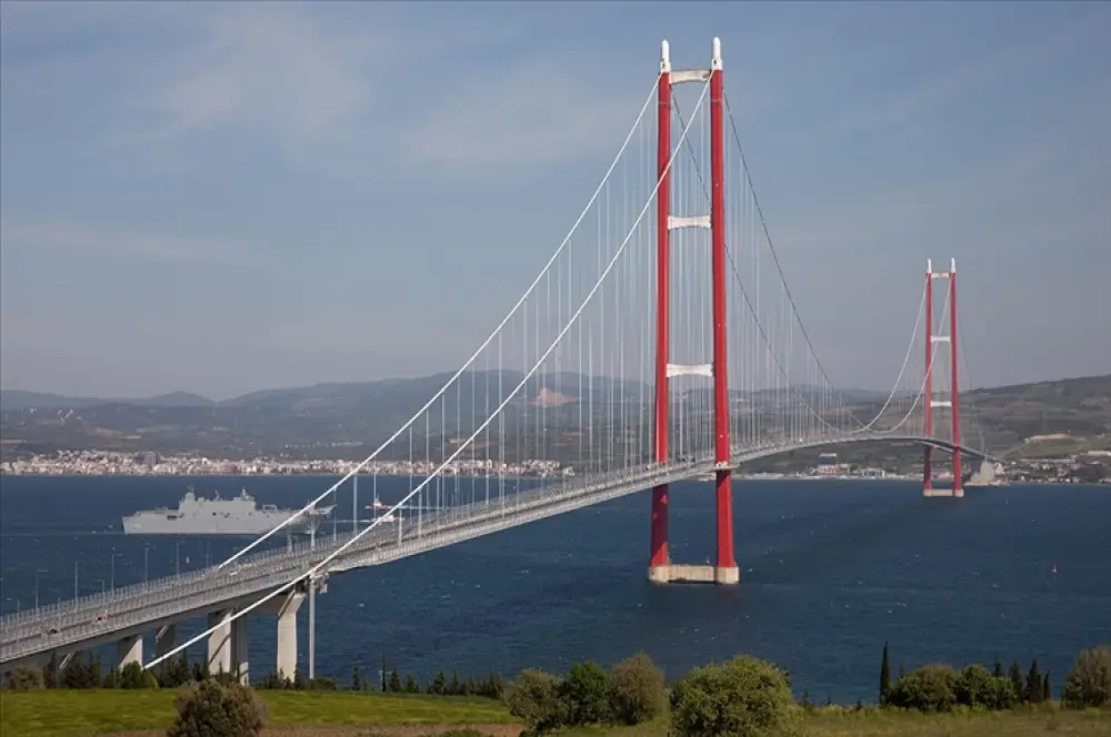 1915 Çanakkale Köprüsü'ne küresel düzeyde birincilik ödülü 1915 Çanakkale Köprüsü'ne küresel düzeyde birincilik ödülü